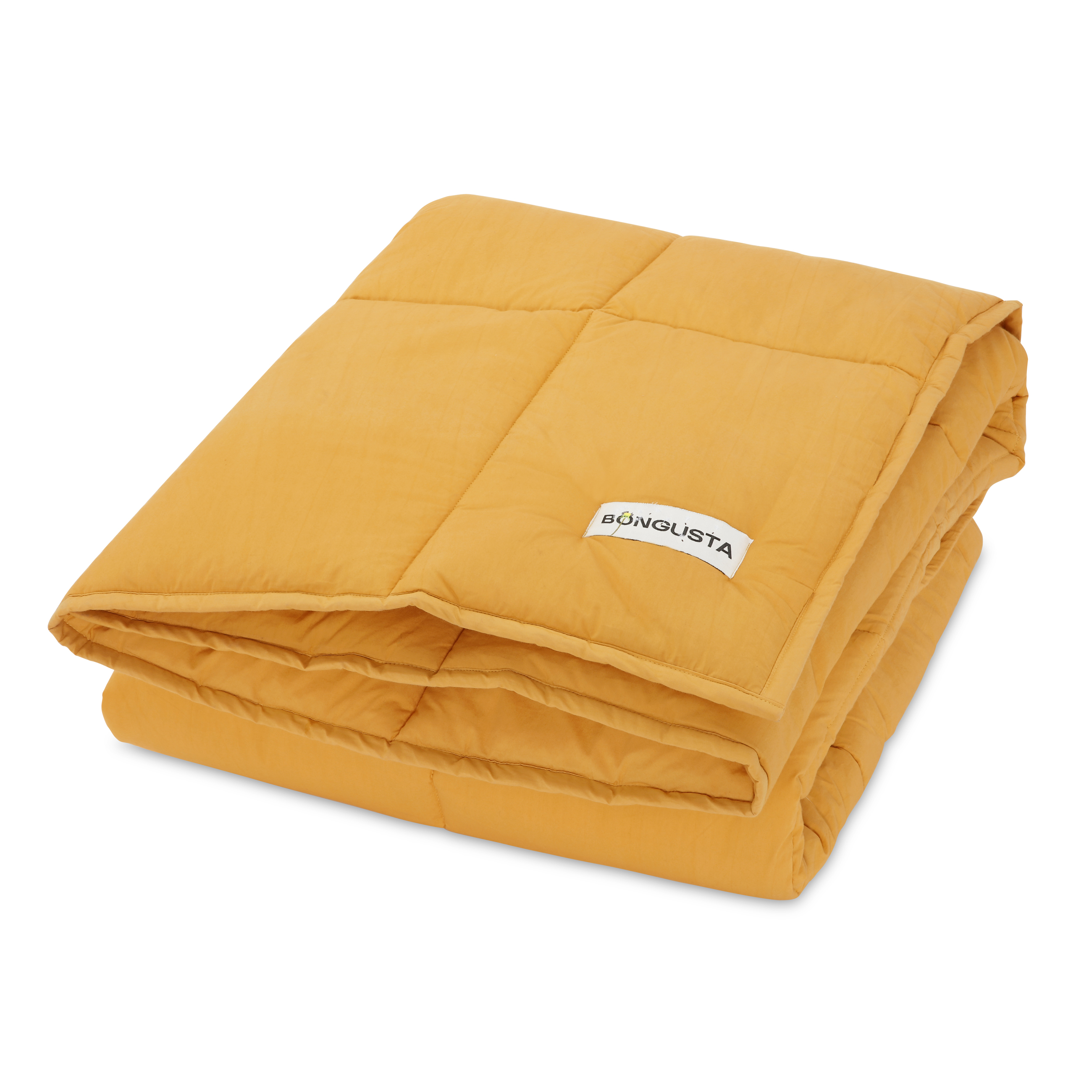 Mustard Puffy Blanket