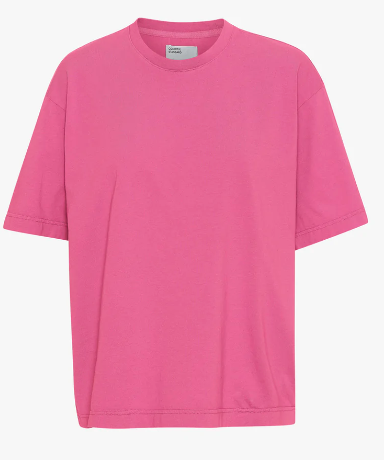 Colorful Standard CS2056 Women Oversized Organic T-Shirt Bubblegum Pink 
