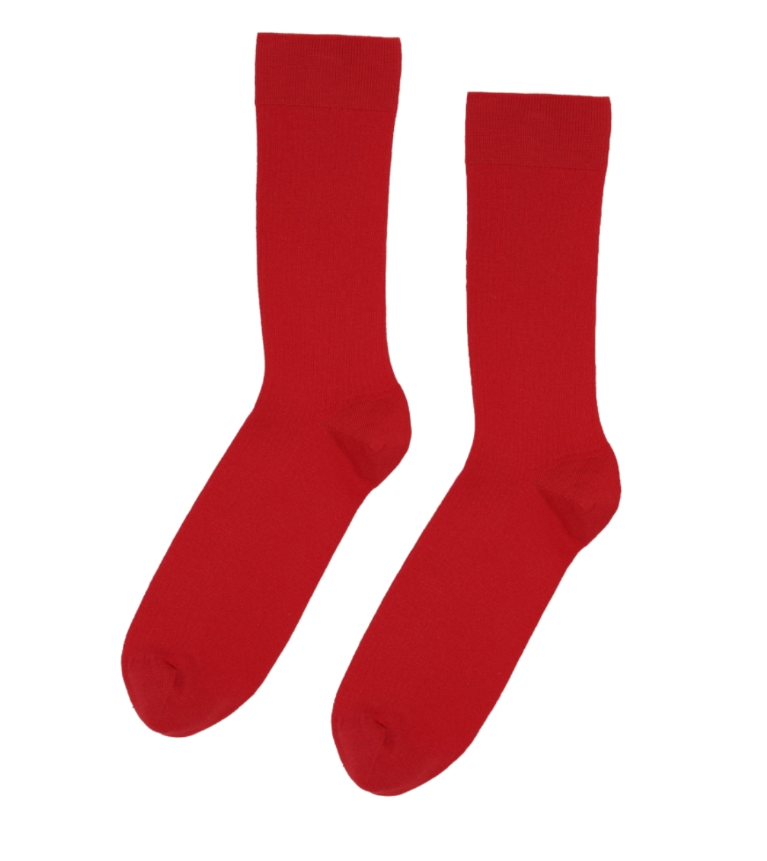 CS6001-6002 Classic Organic Sock Scarlet Red