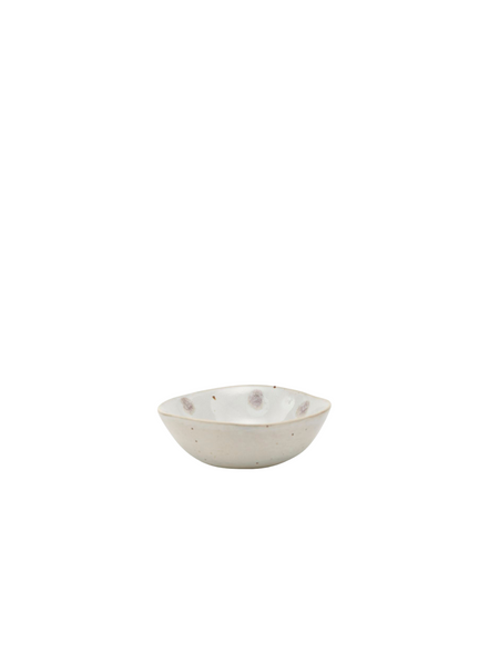 House Doctor Small White Bowl With Dots From