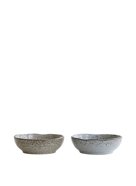 House Doctor Small Rustic Bowl - Grey/ Blue From