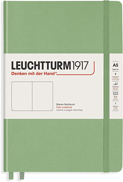 LEUCHTTURM1917-Carnet de notes A5 à couverture rigide, moyen, uni