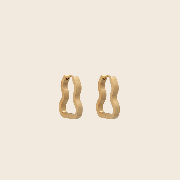 A Weathered Penny  Arya Hoops | Gold