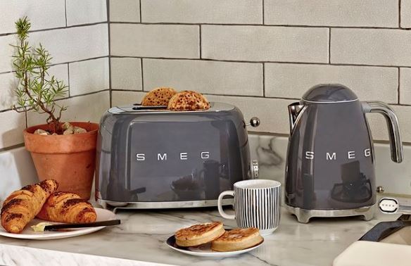 Grey smeg kettle best sale