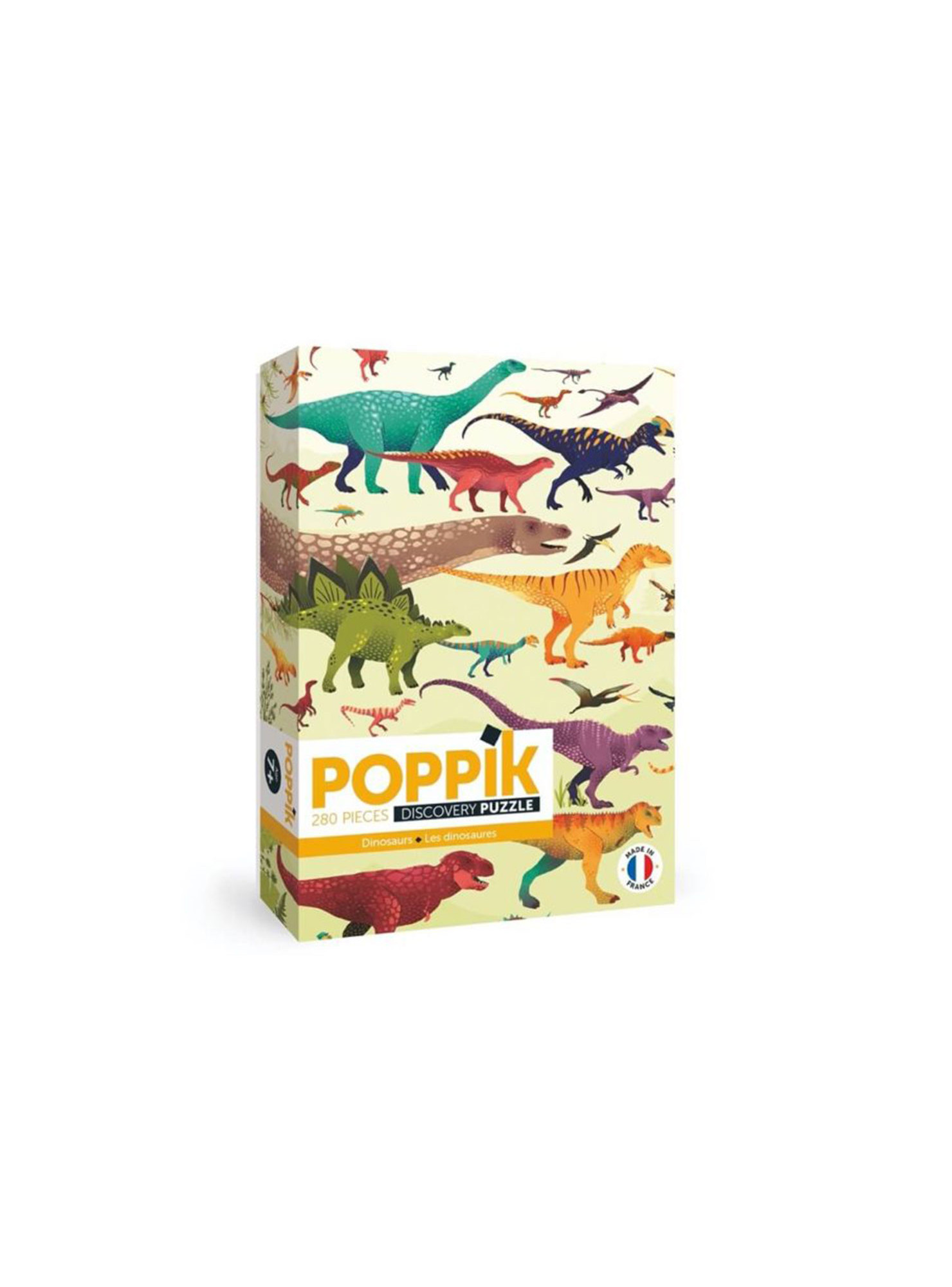 Educational puzzle 280 pcs - Dinosaurs - Poppik