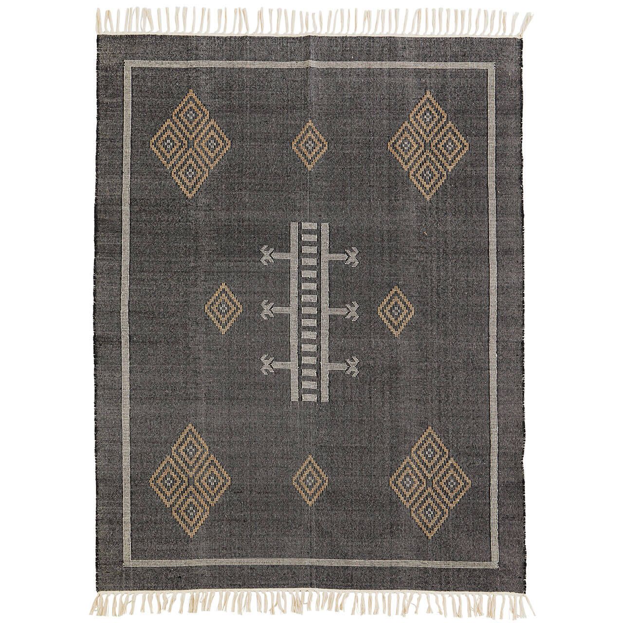 Carpet handwoven black