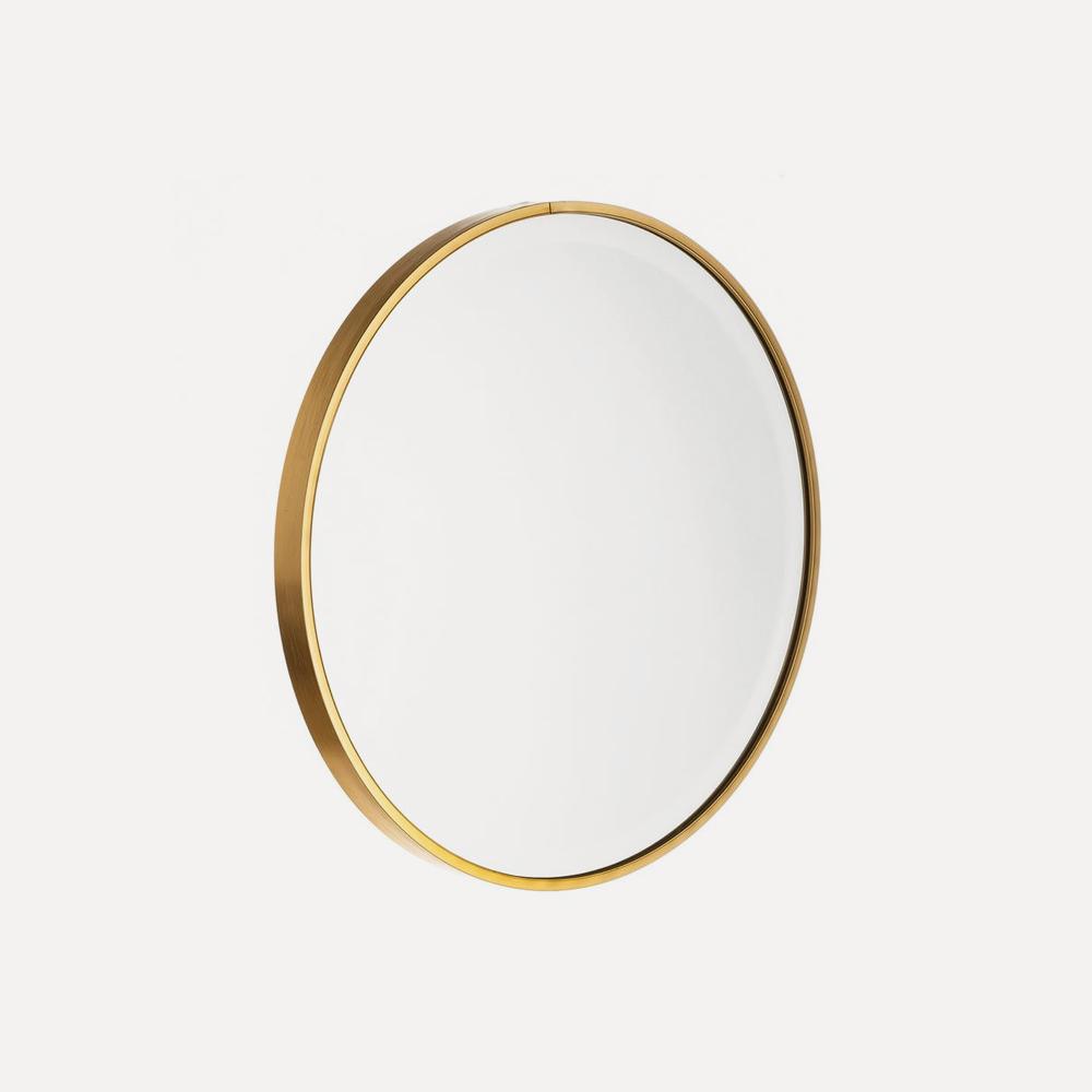 Round Wall Mirror Gold 40cm