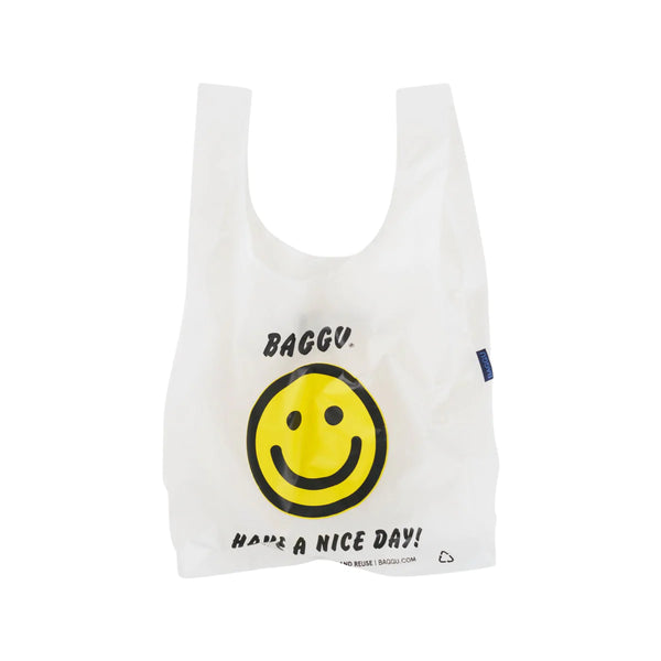 Happy Nice Day Standard Carrier Bag By Baggu