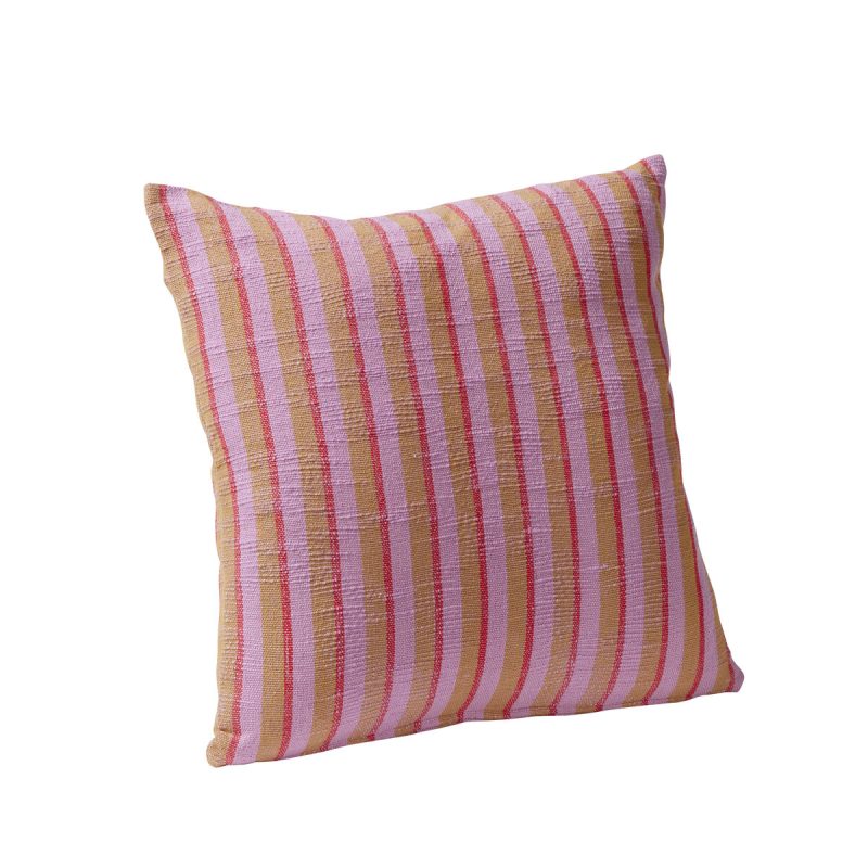 Pavilion Pink striped cushion