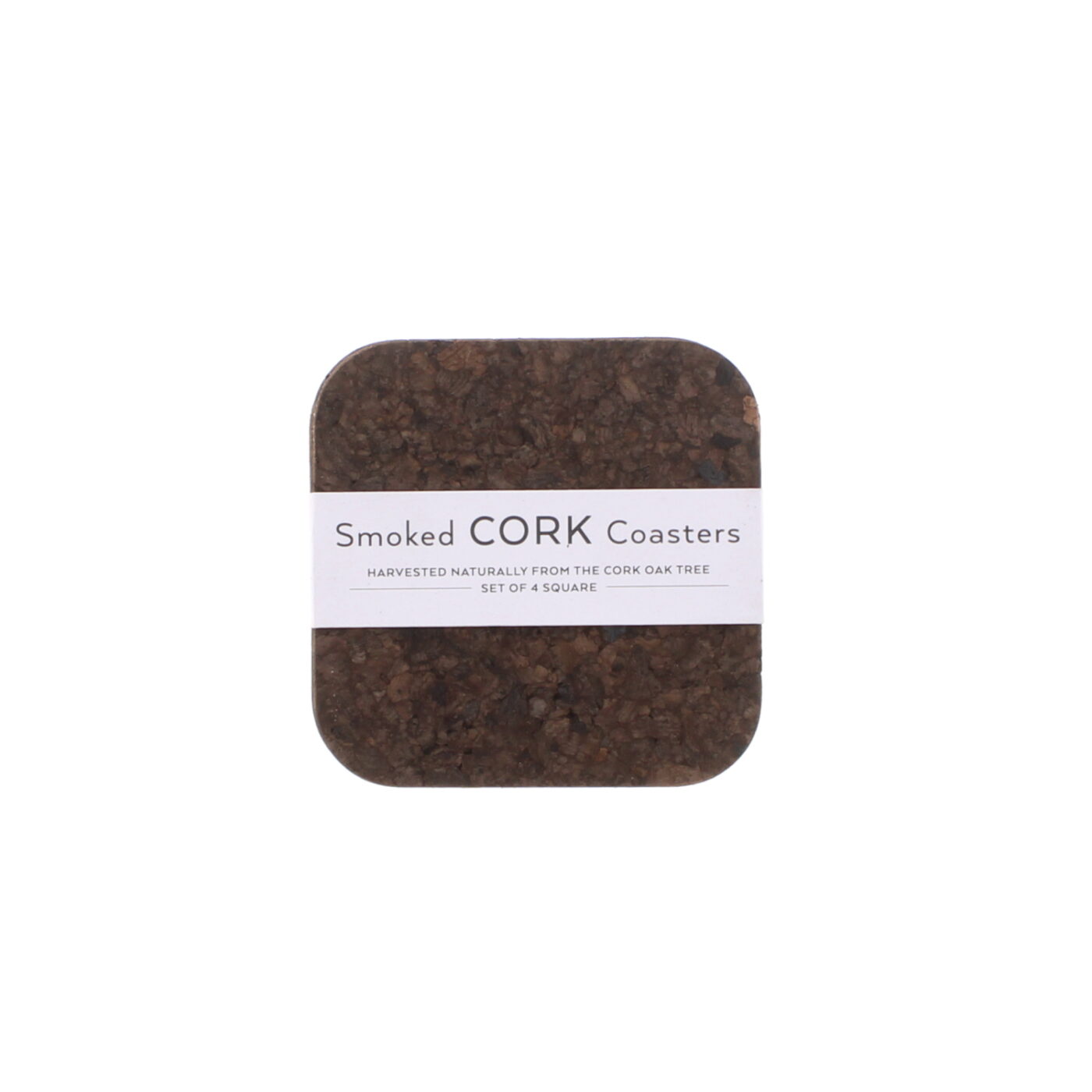 LIGA Cork Coasters | Smoked | Set of 4