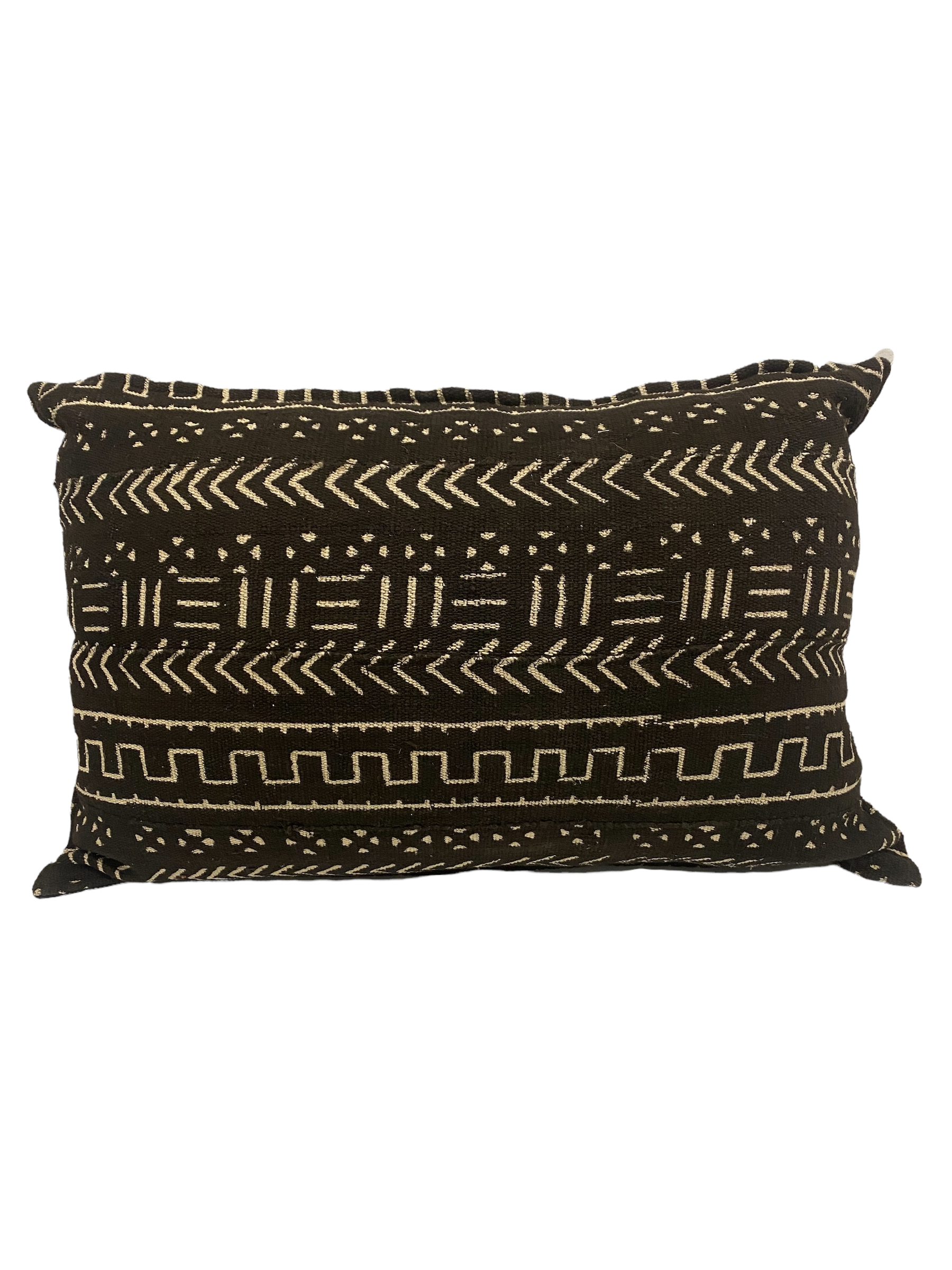 botanicalboysuk Mud Cloth Handwoven Cushion - (184.12) Black