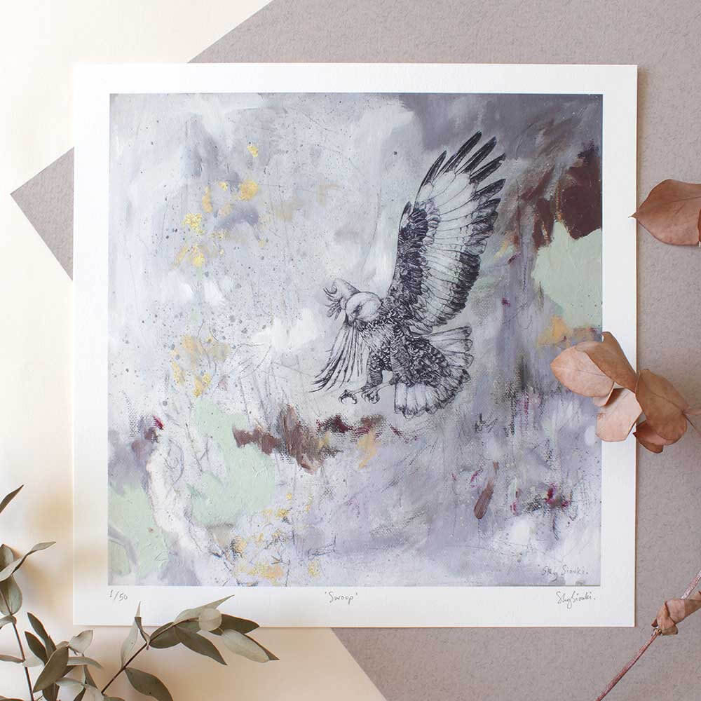 Swoop – Jackal Buzzard Giclee Art Print