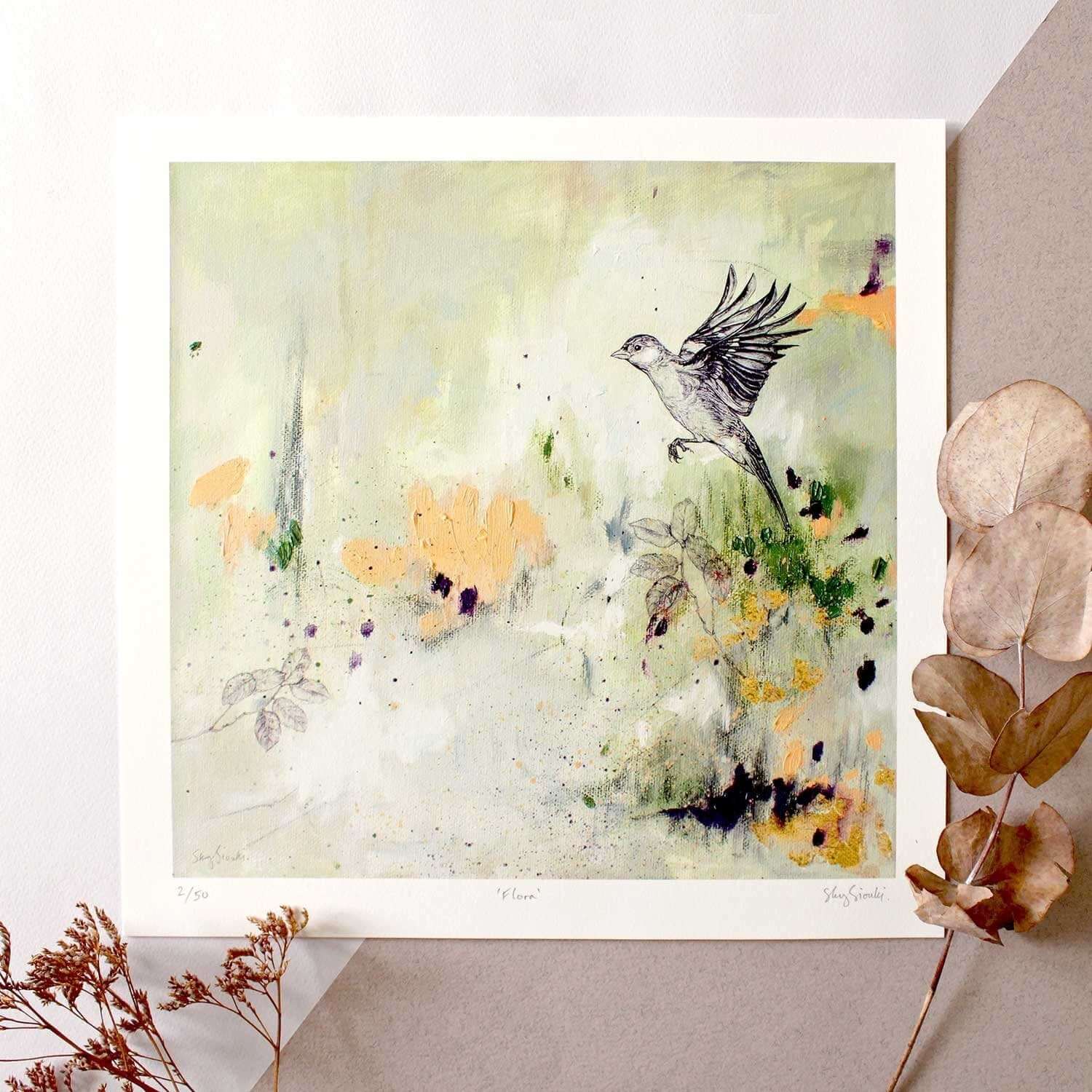 Flora – Chaffinch Limited Edition Giclee Print