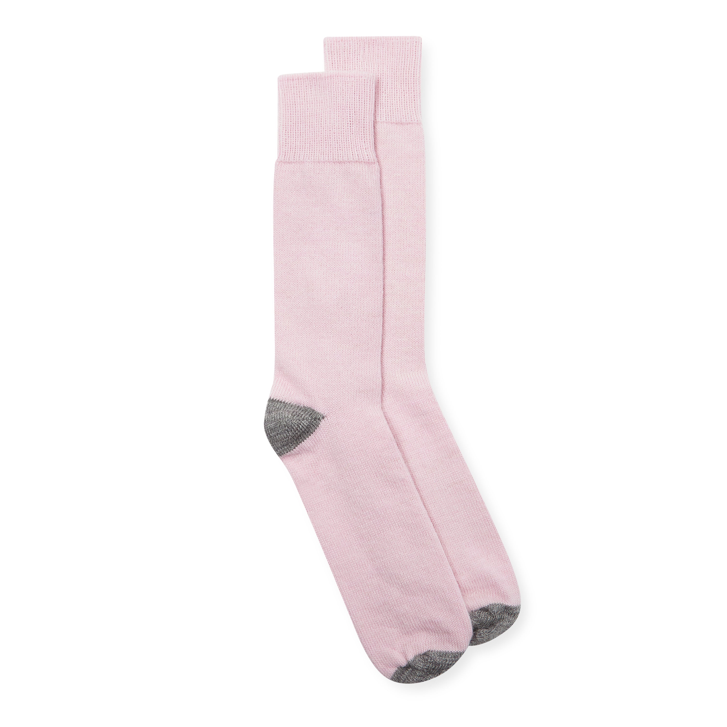 Burrows & Hare  Alpaca Socks - Pink  &  Grey