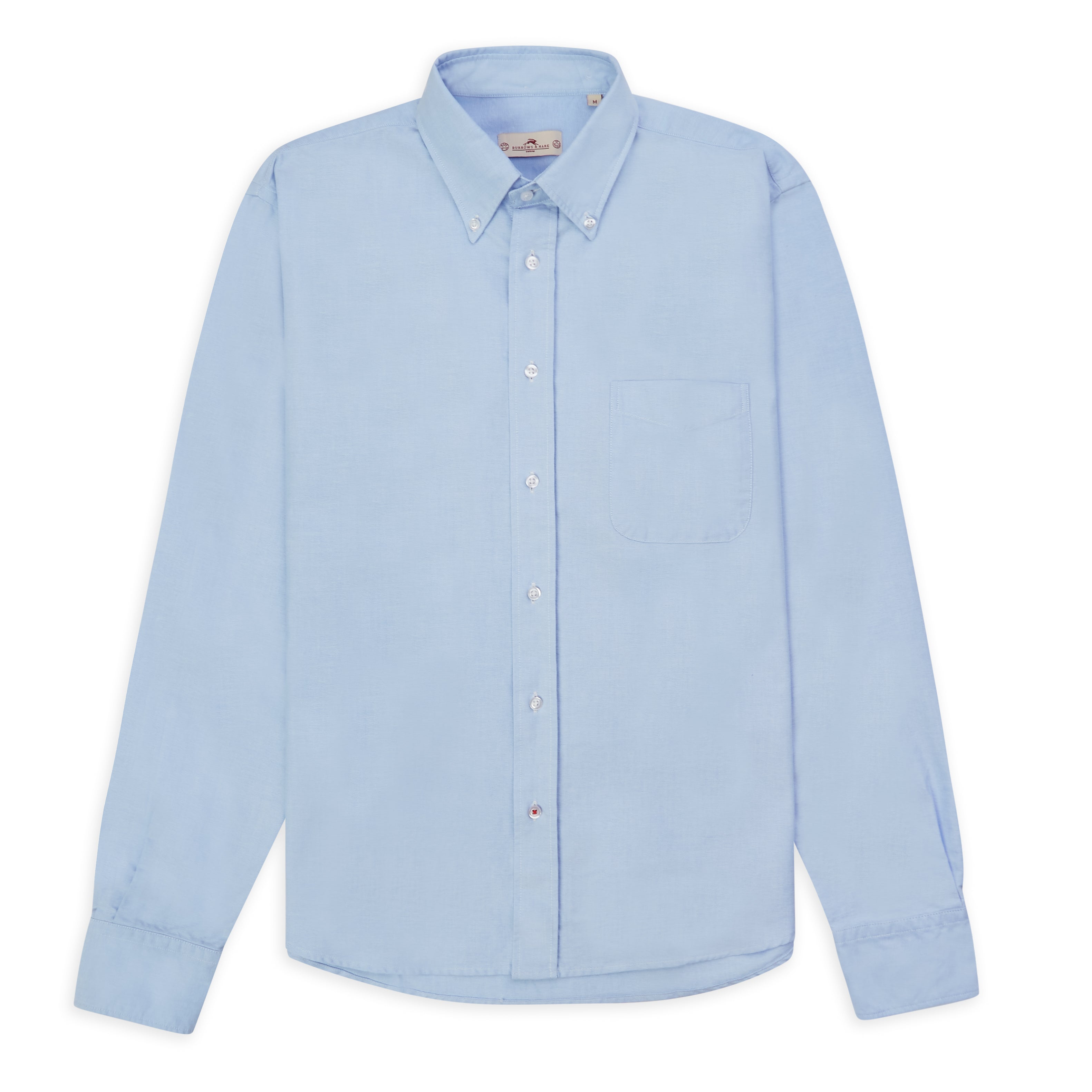 Burrows & Hare  Oxford Button-down Shirt - Blue