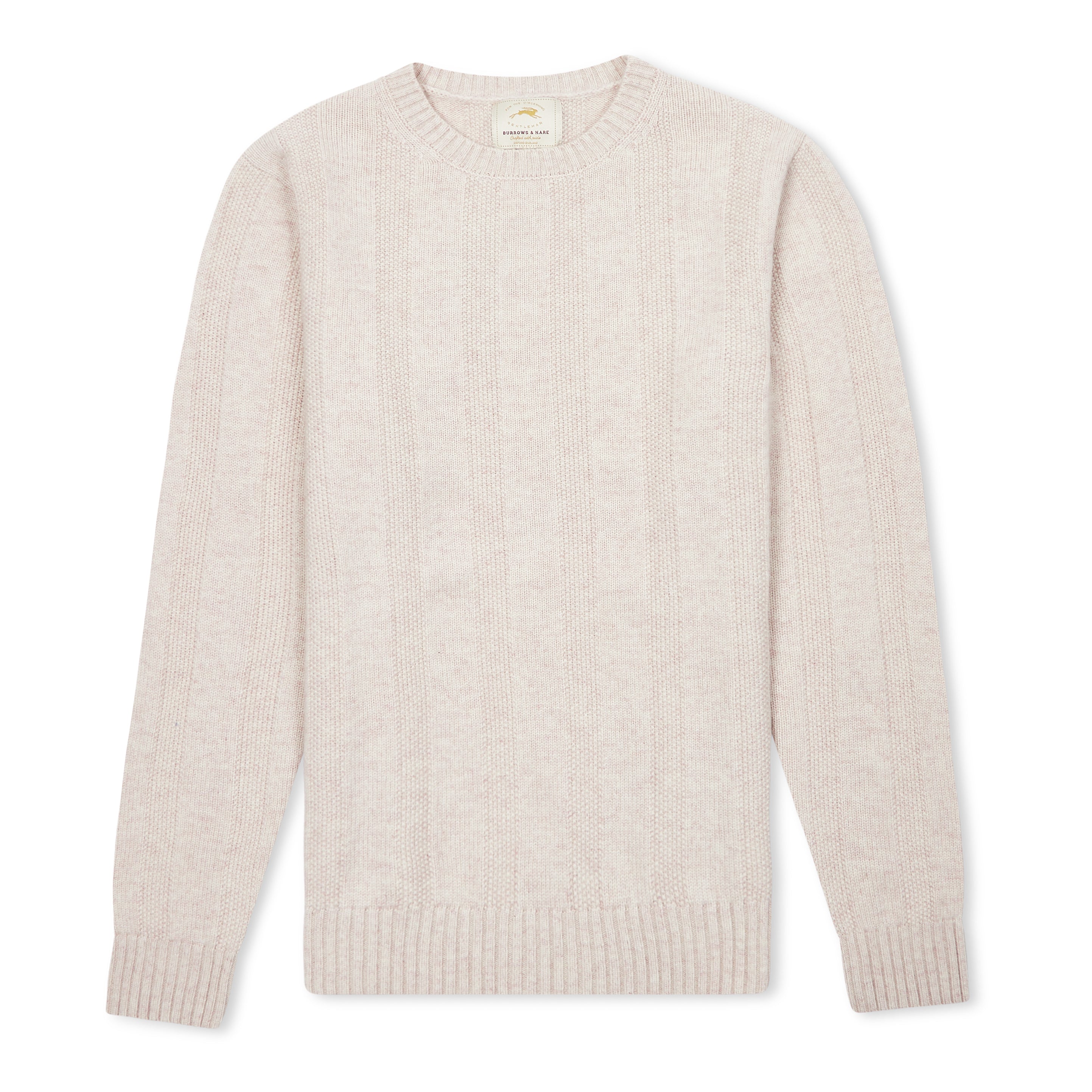 Burrows & Hare  Seed Stitch Jumper - Wheat