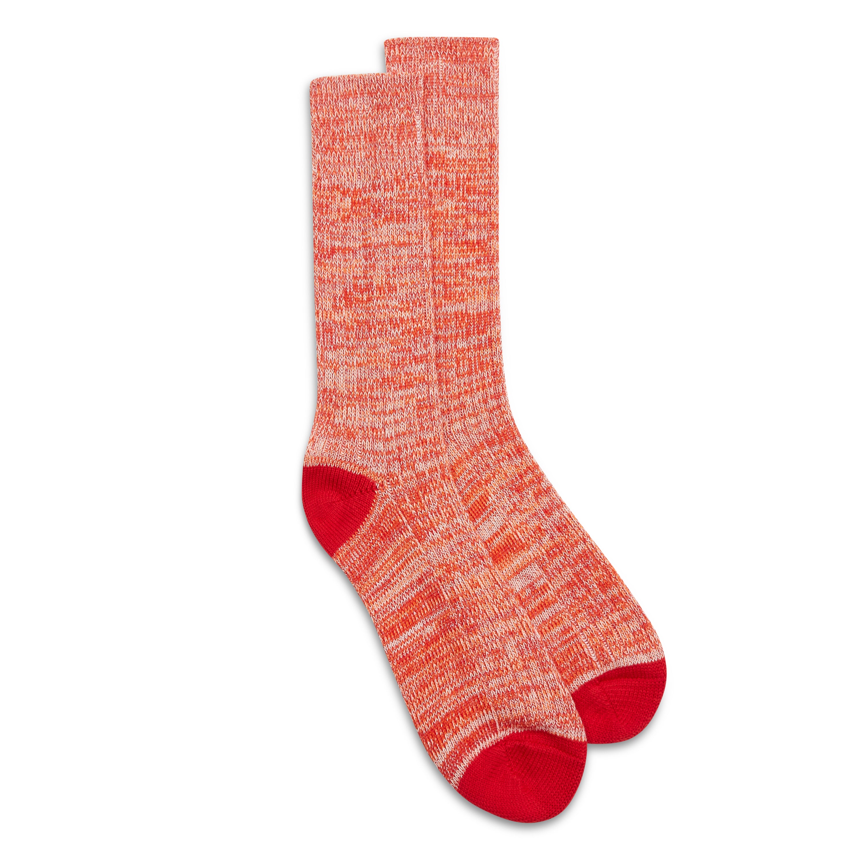 Burrows & Hare  Knitted Socks - Red