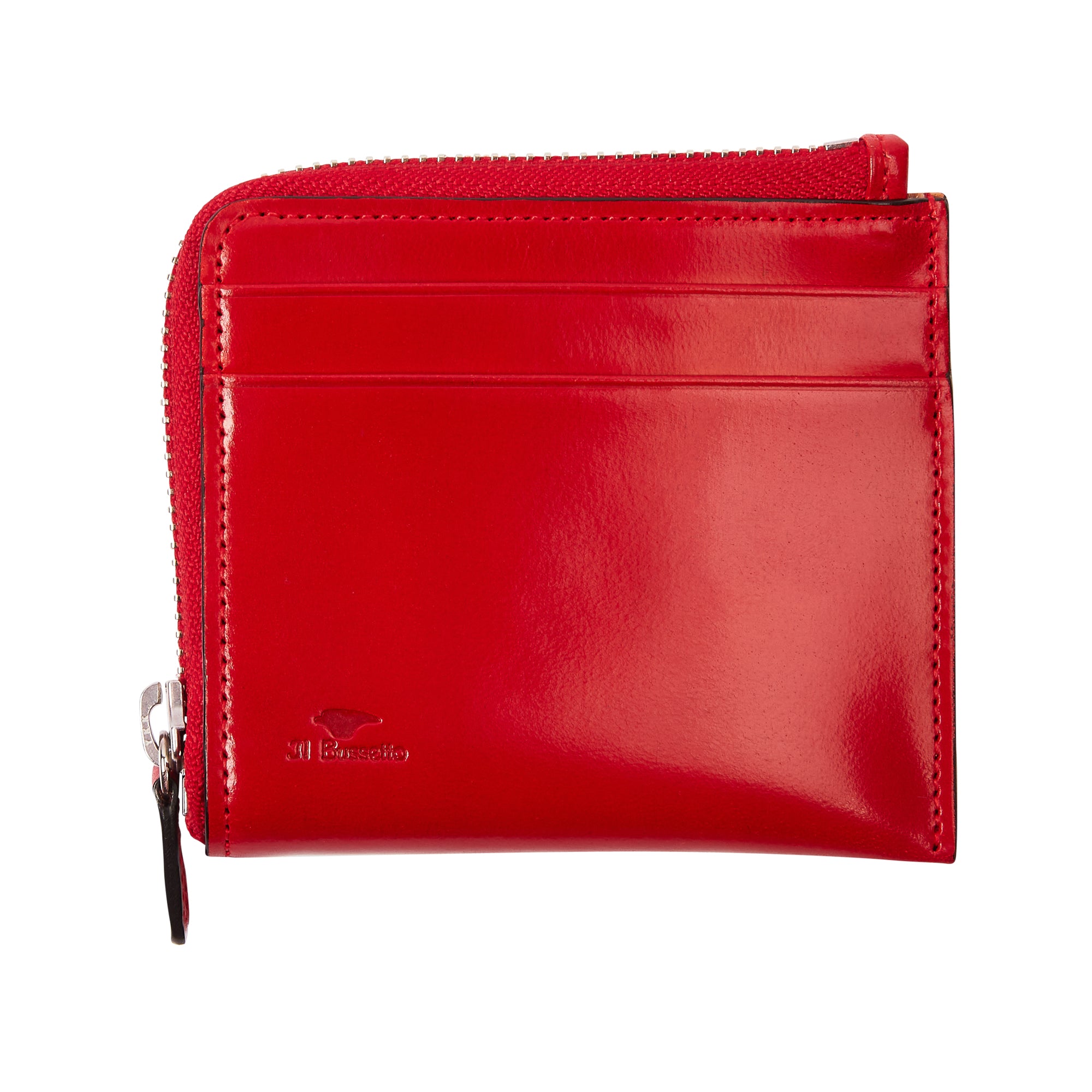 Il Bussetto Red Zip Around Wallet 