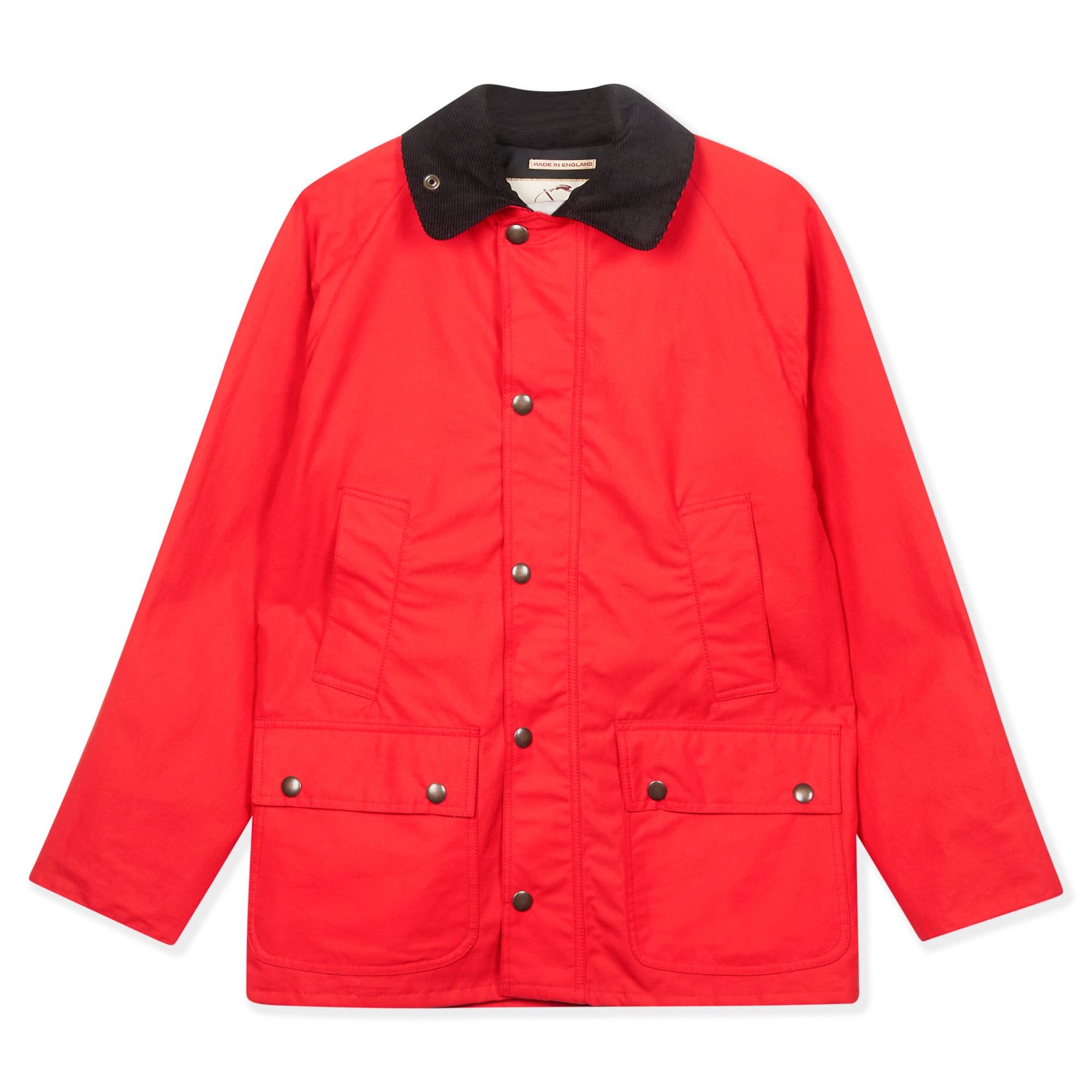 Trinity Wax Jacket Red