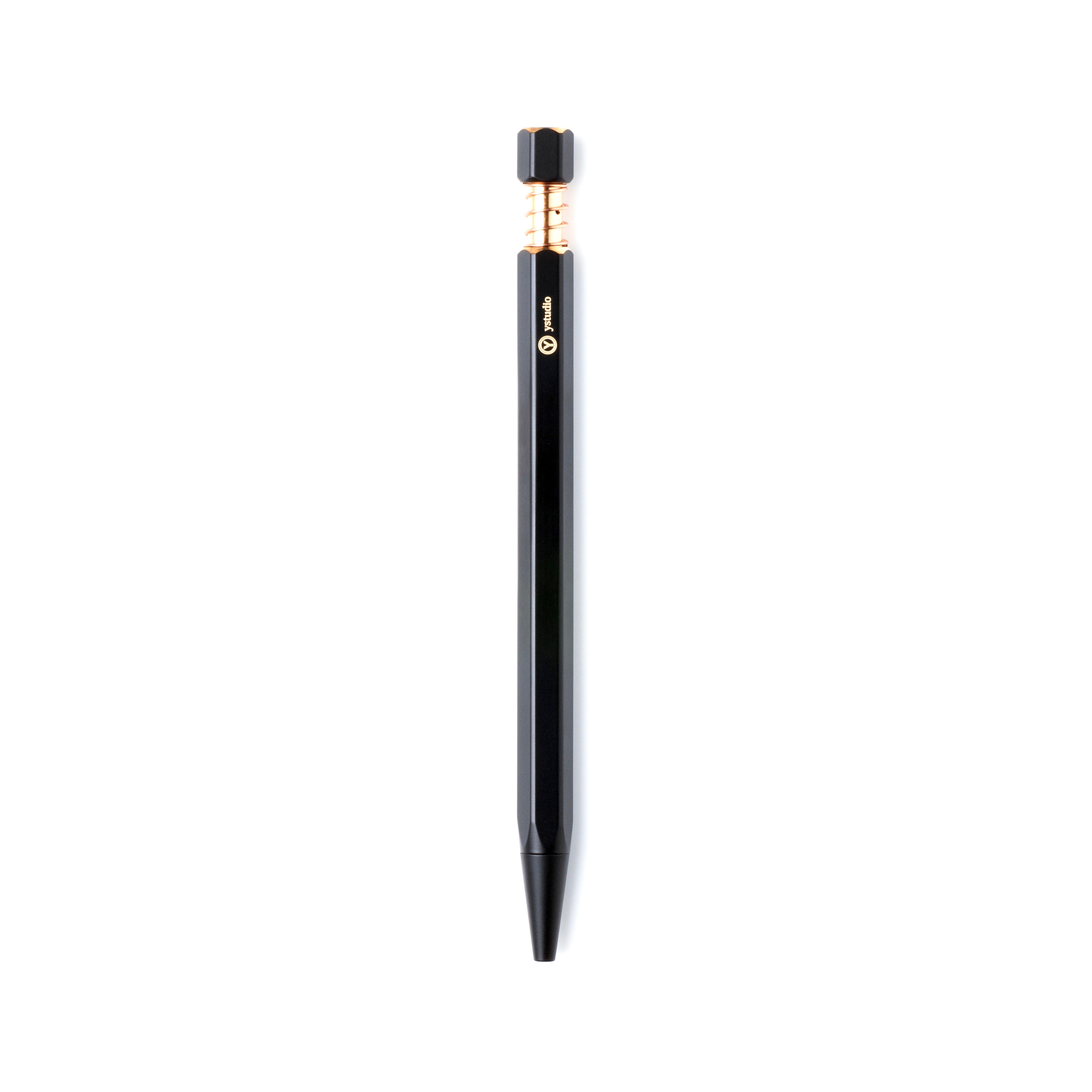 Ystudio Black Ballpoint Pen Brassing