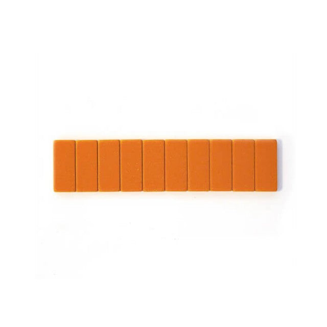 BLACKWING Replacement Erasers Pack Of 10 - Orange