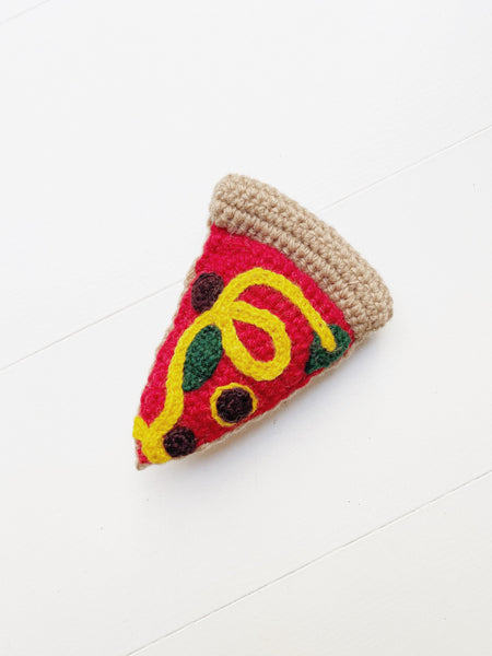 Ware of the Dog Pizza Dog Toy