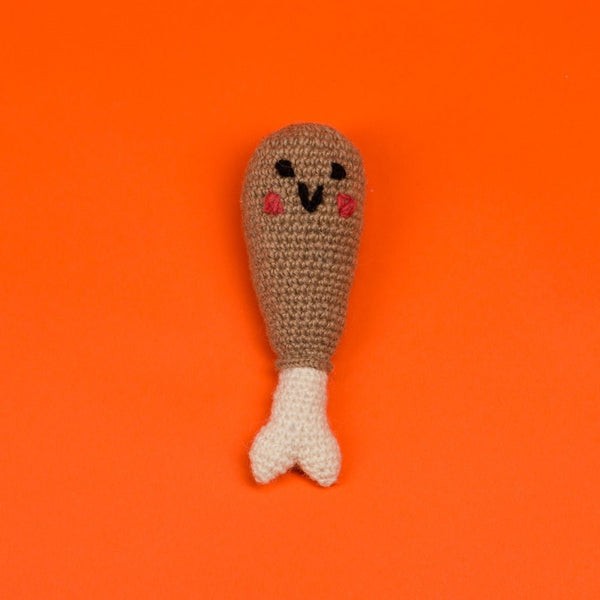 Ware of the Dog Chicken Drumstick Dog Toy