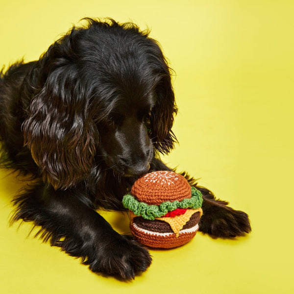 Ware of the Dog Burger Dog Toy