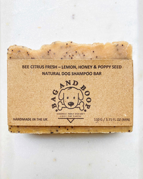 Bee Citrus Natural Dog Shampoo Bar