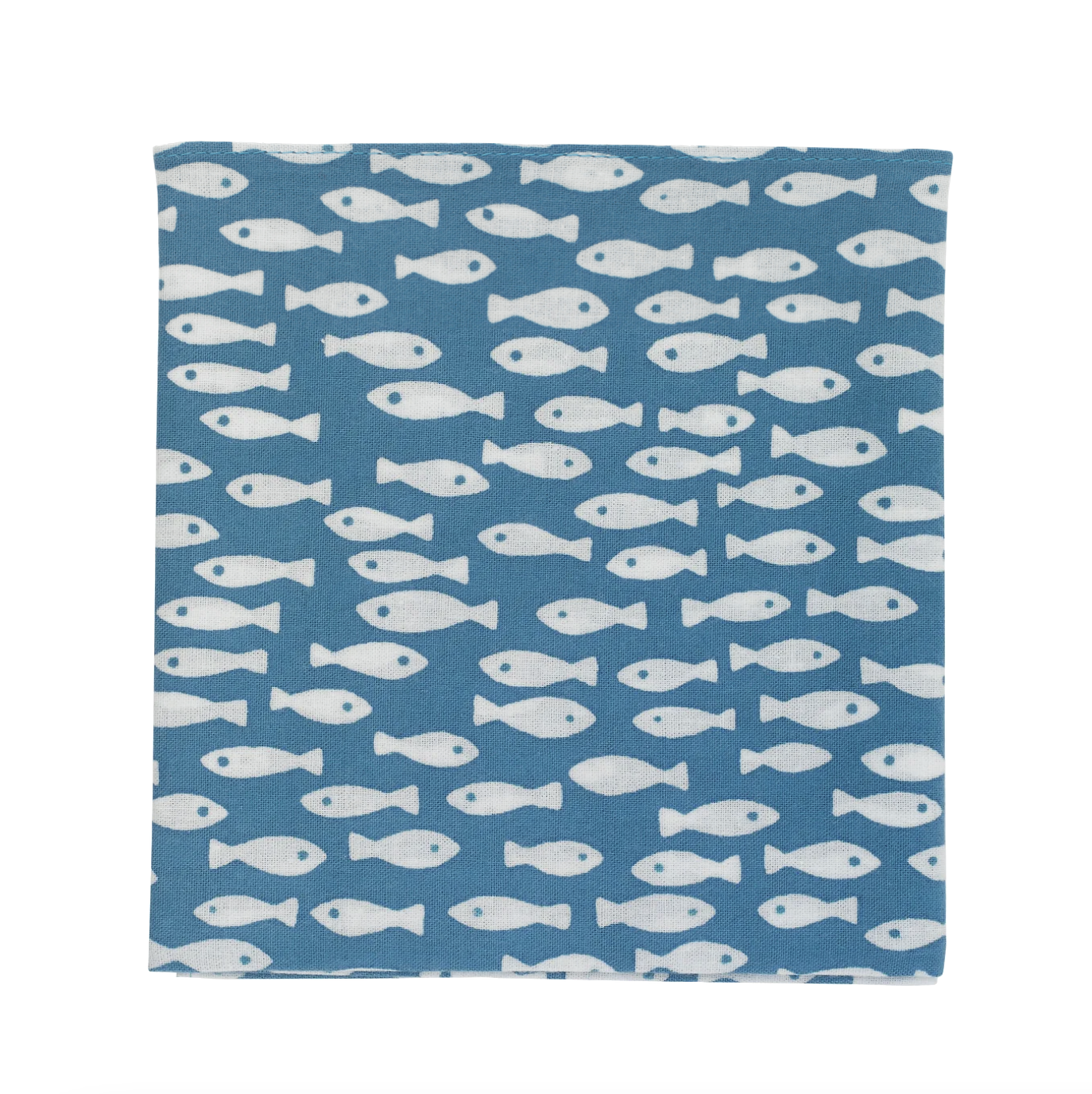 Fish Print Japanese Handkerchief