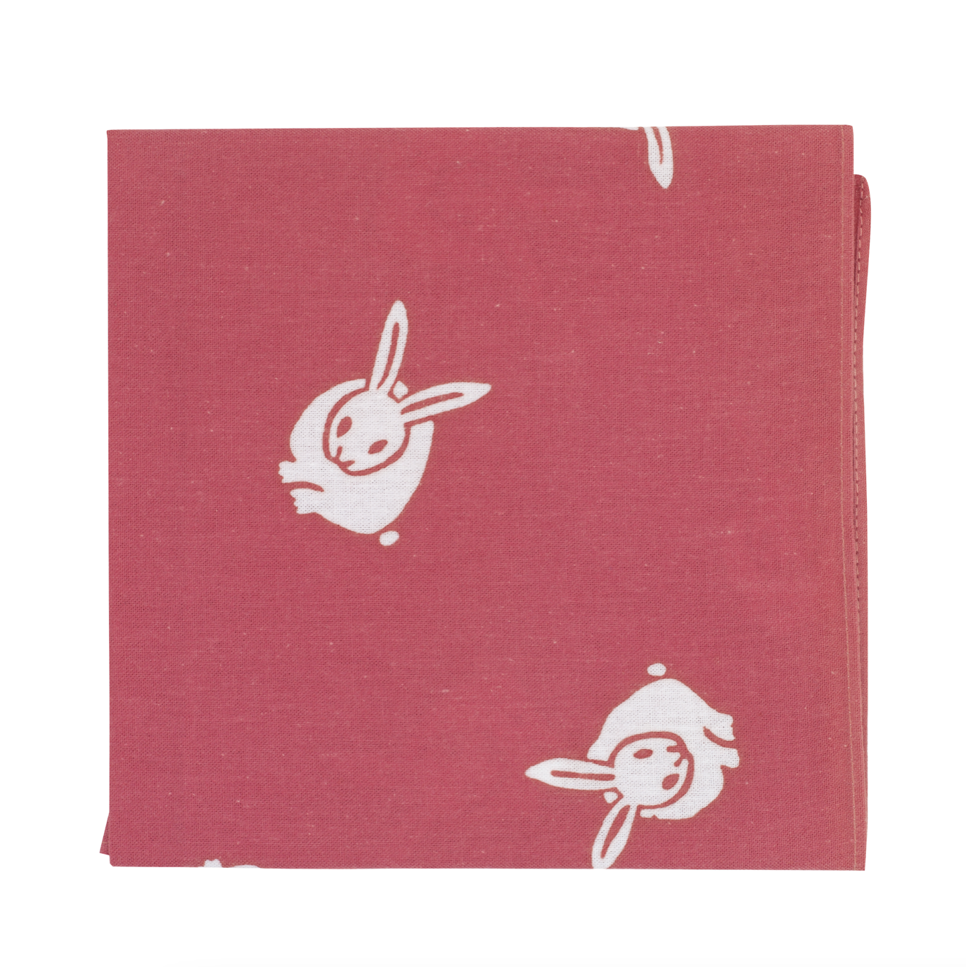 Rabbits Print Japanese Handkerchief