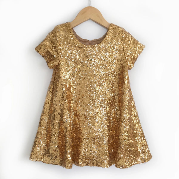 Faire Gold Sequin Dress