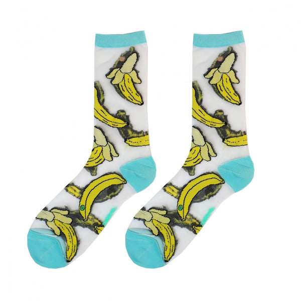 Coucou Suzette Banana Sheer Socks