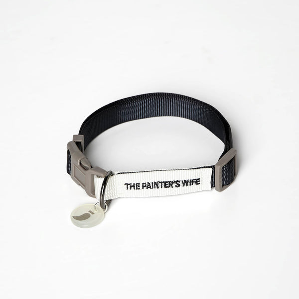 The Painter's Wife Sonia Dog Collar In Navy & White