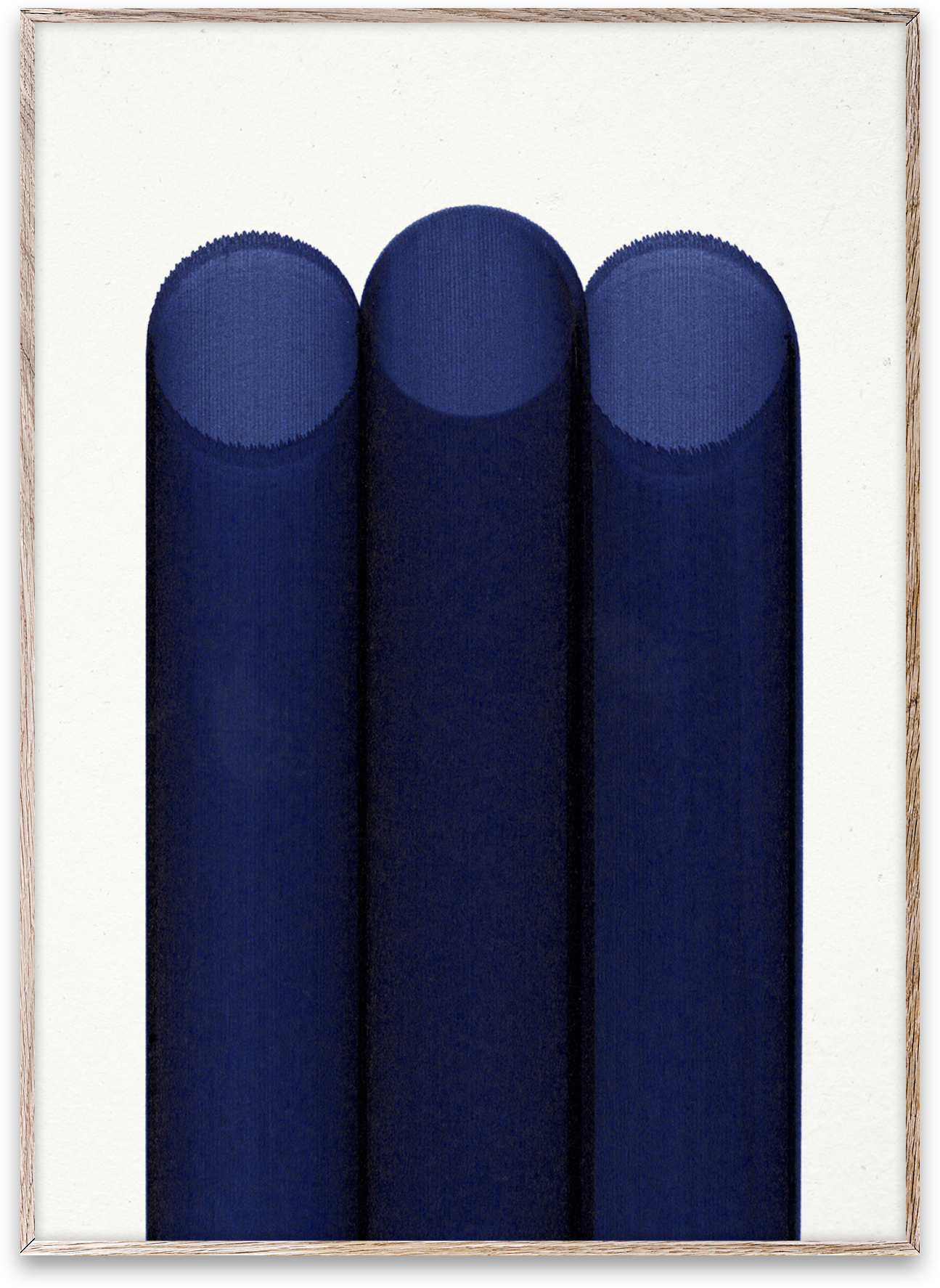 Paper Collective Poster Blue Pipes