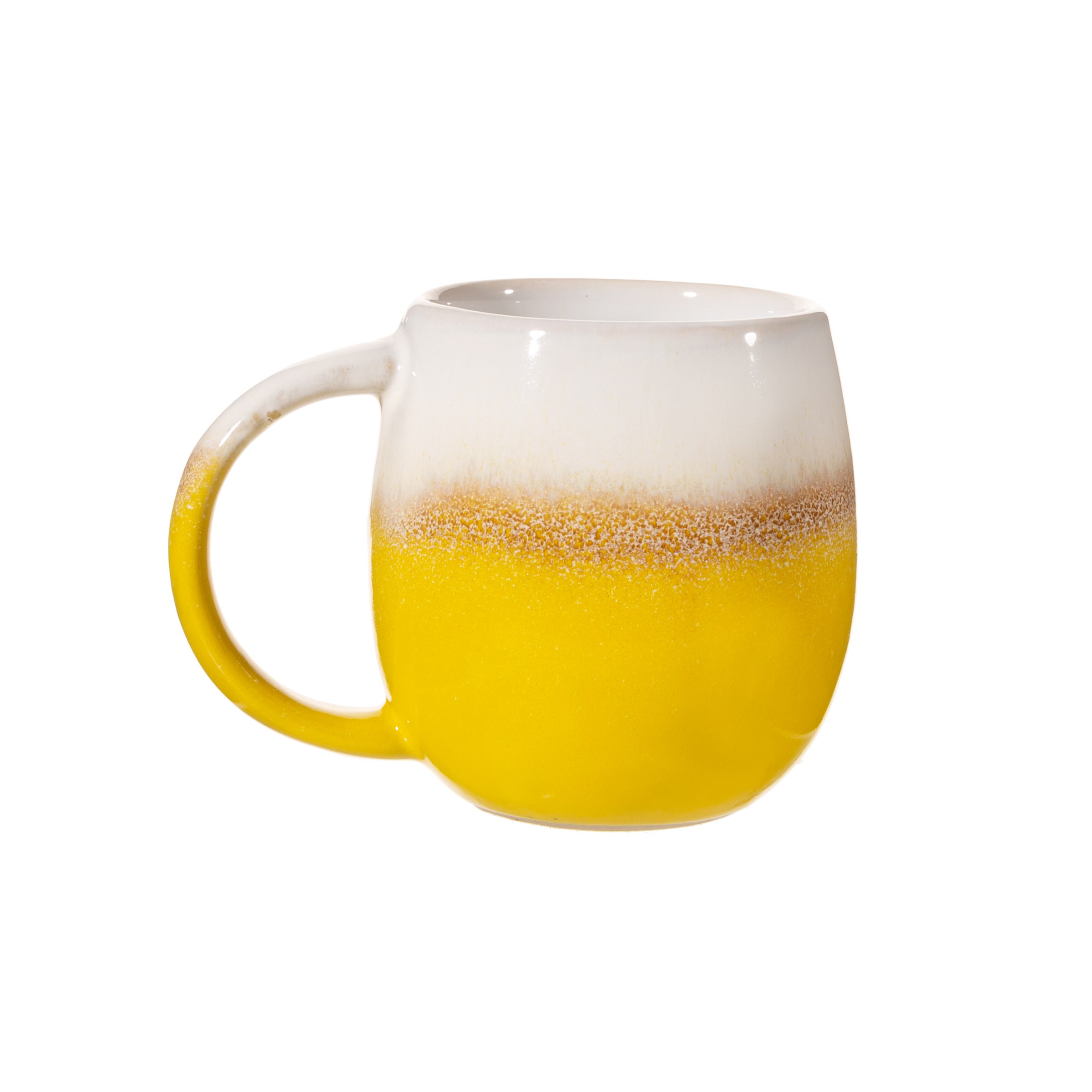 Sass & Belle  Dip Glazed Ombre Yellow Mug