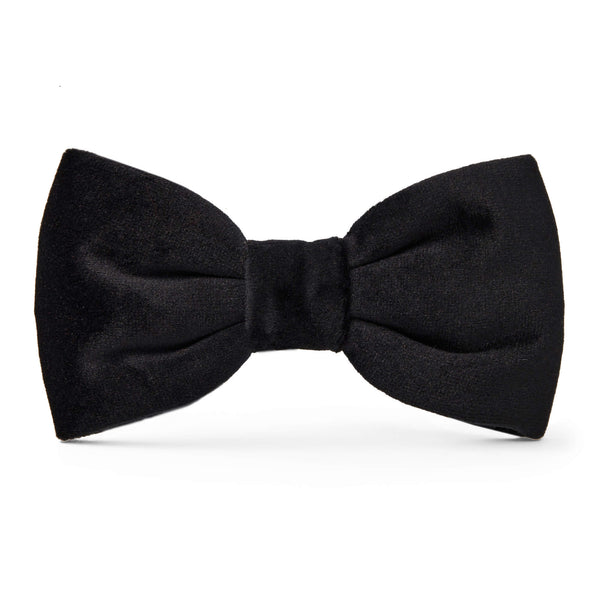 Black Velvet Bow Tie By