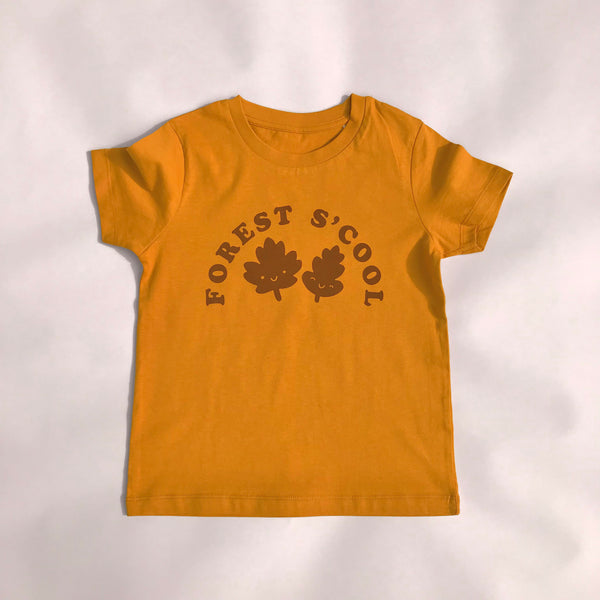 ANNUAL STORE Forest S'cool T Shirt - Mustard / Cocoa