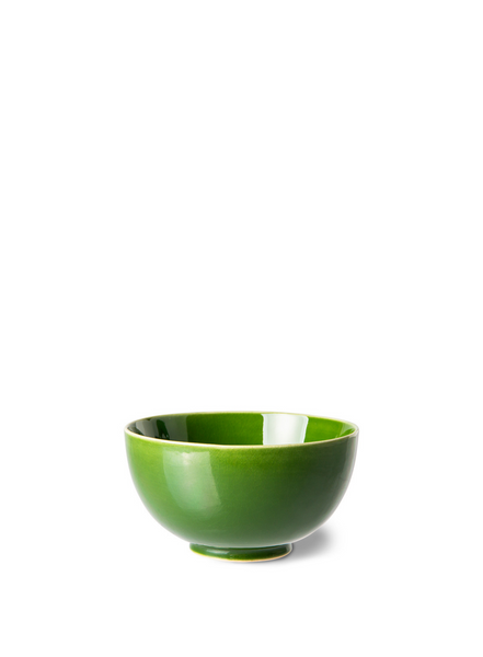 HK Living The Emeralds: Green Ceramic Dessert Bowl From