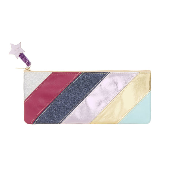 Rainbow Stripe Pencil Case By