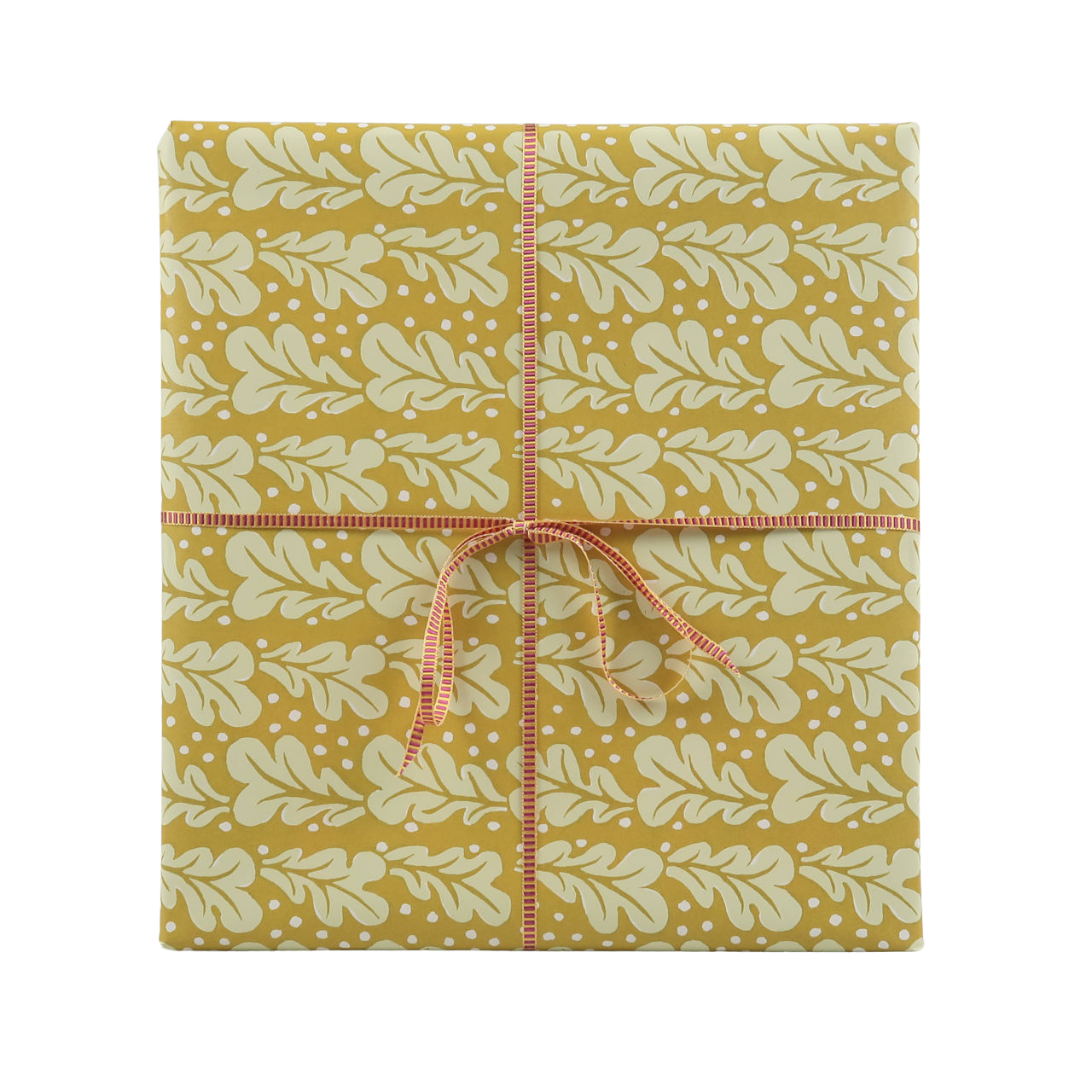 Cambridge Imprint Gift Wrap - Quercus Yellow Green - 10 Sheets