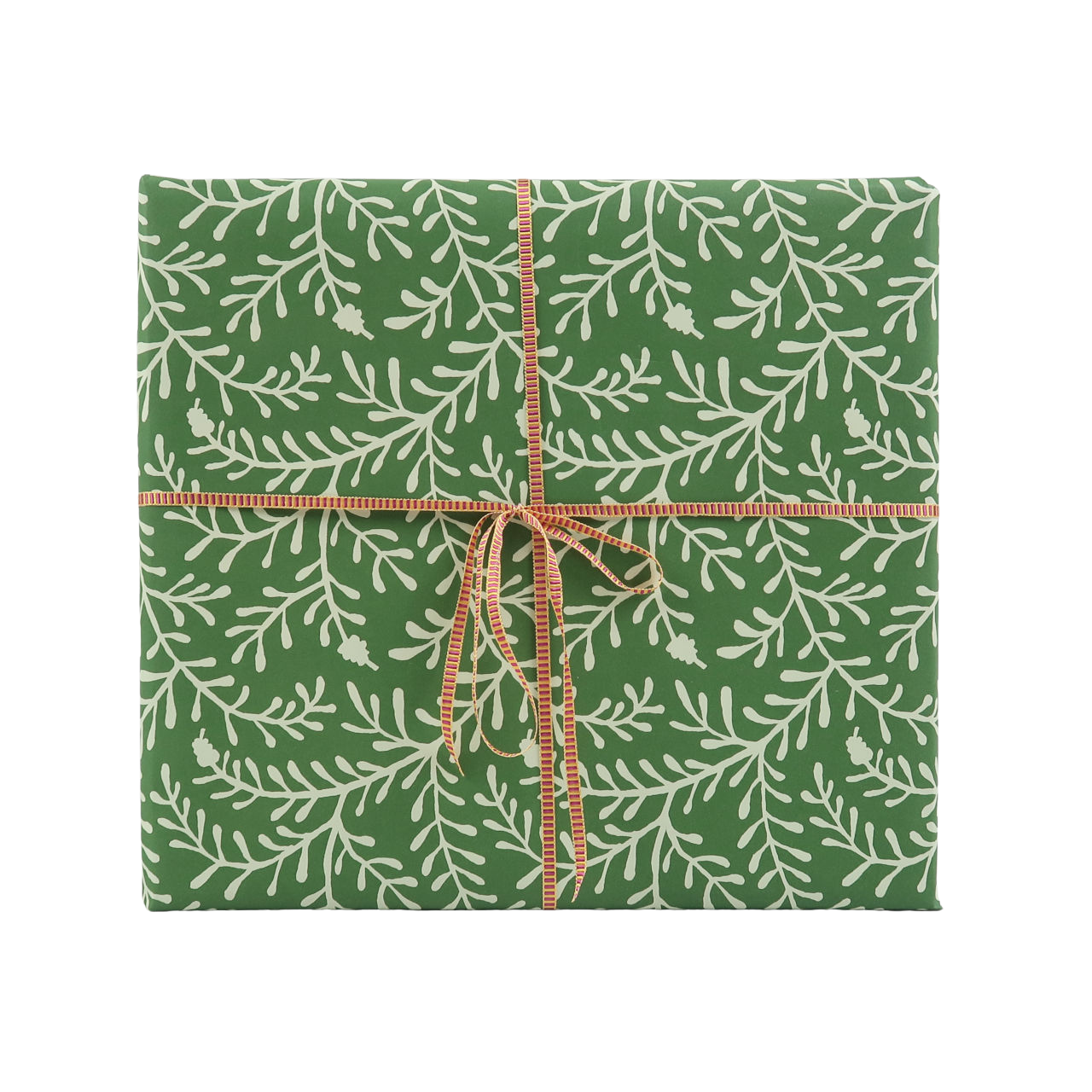 Cambridge Imprint Gift Wrap - Sprig Pea Green - 10 Sheets