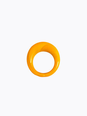 Carole Glass Ring - Orange