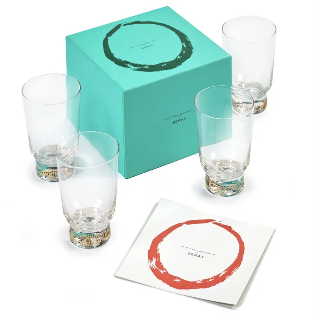 Ottolenghi for Serax Glasses Gold Feast Set of 4