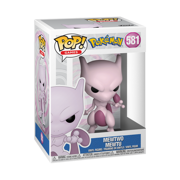 Pop! Vinyl Games Figure Jumbo 10" Pokemon 583 Mewtwo