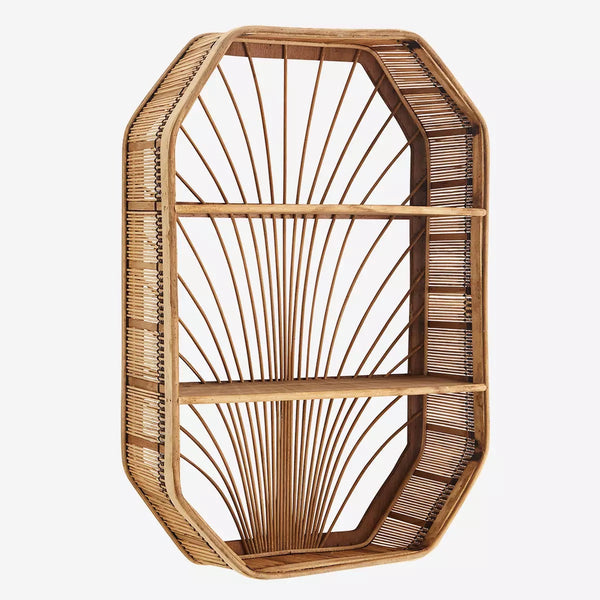 Rectangular Bamboo Shelf W/detailing