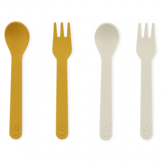Trixie (95-370) Pla Spoon/fork 2-pack - Mustard