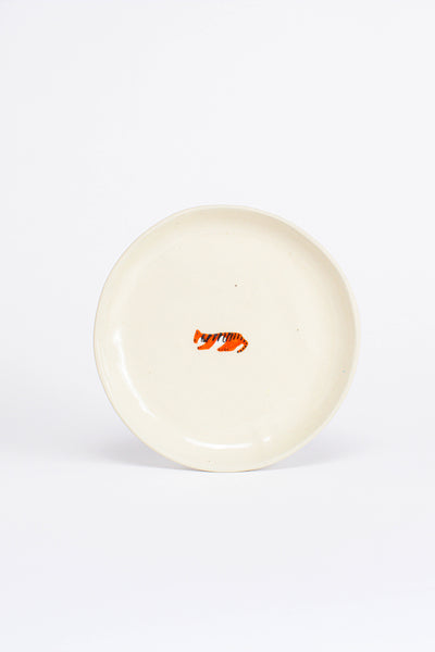 Small Plate - Natural - Crouching Tiger