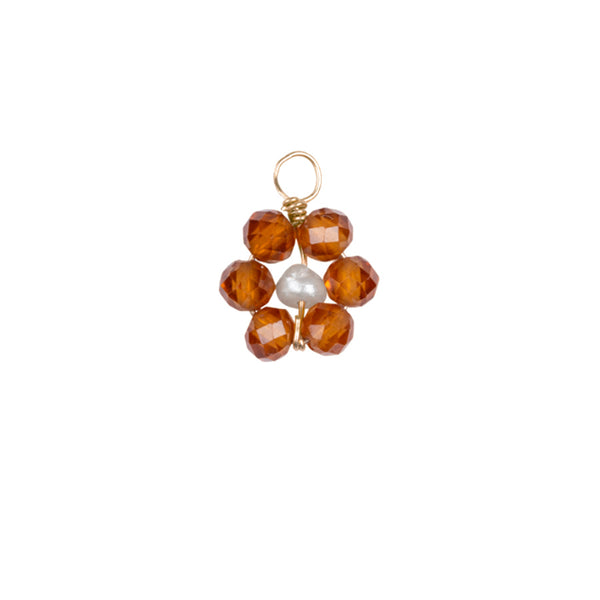 À La • Hessonite Garnet Wild Flower Charm