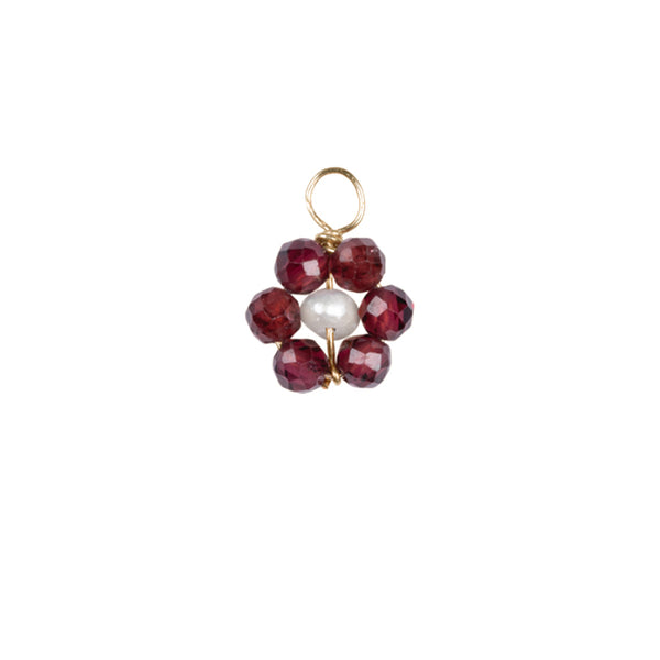 À La • January Garnet Birth Flower Charm